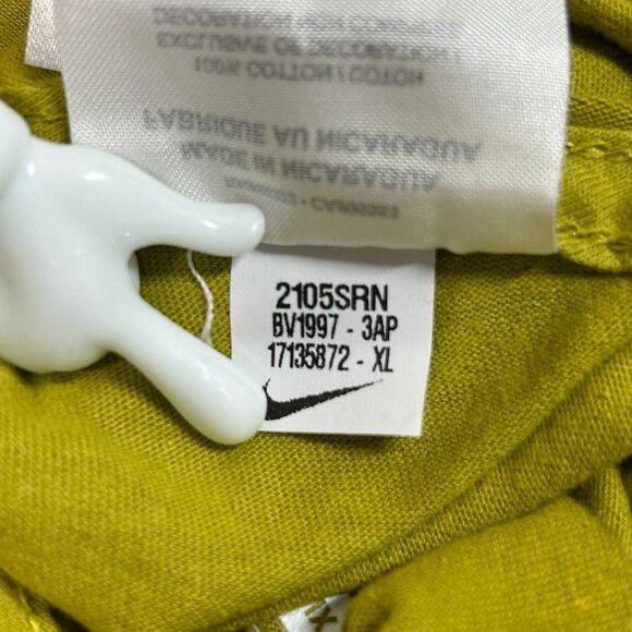 Nike Air Shirt Men's Extra Large Gold White Logo Basic Tee Casual - Picture 9 of 9